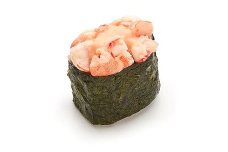 Гункан креветка спайси