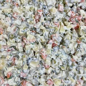 Салат Оливье без мяса