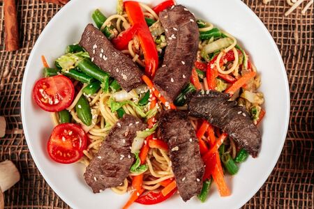 Рамён с говядиной