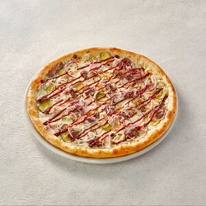 Пицца с говядиной и BBQ