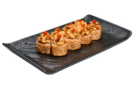 Теплый с лососем и угрем (210/2/15/25 гр)