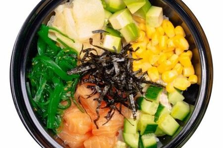 Поке с лососем