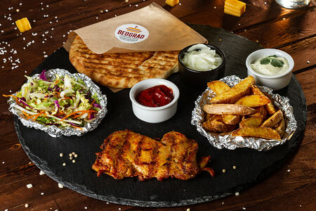 Сет на одного с куриным бедром