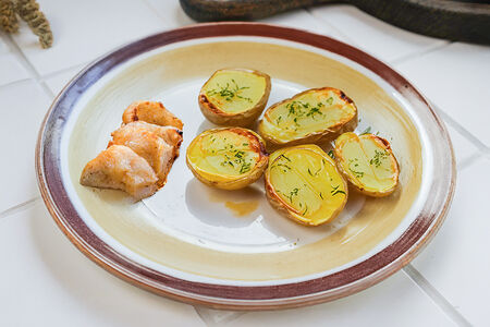 Картофель с курдюком