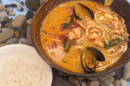 Тайский суп Том Ям