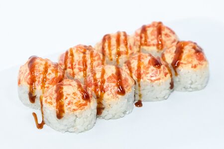 Фирменный с копченым лососем