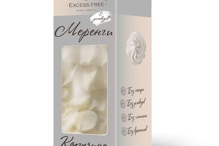 Меренги без сахара Капучино