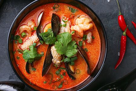 Суп Hungry Dragon с морепродуктами