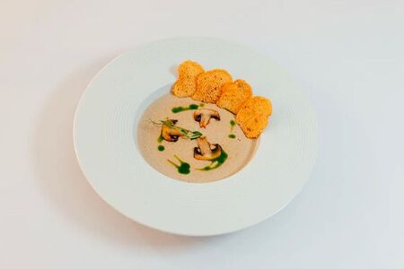 Крем-суп с белыми грибами 