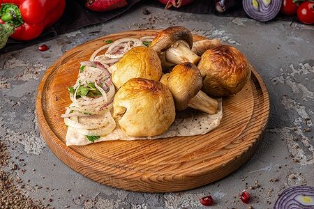 Шашлык из шампиньонов