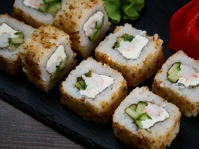 Бонито с креветками