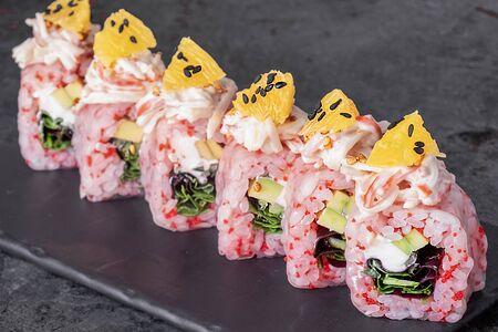 Легкий ролл с апельсином