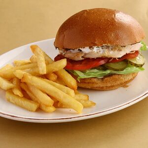 Мини-бургер с курицей