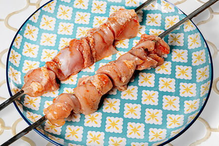 Шашлык из куриного бедра