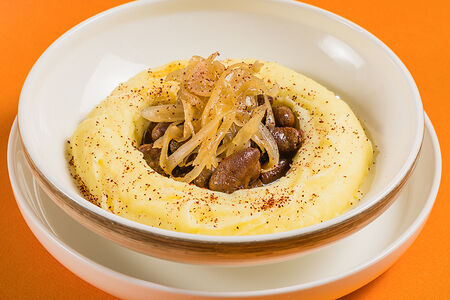 Сердечки с картофельным пюре