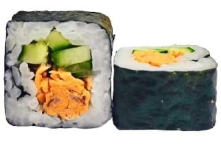 Ролл с мидиями и огурцом