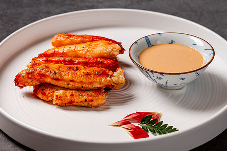 Камчатский краб на гриле с соусом мао тай