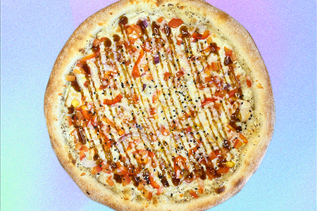 Курица терияки-пицца