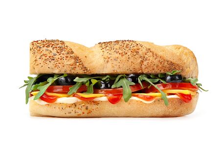 Пицца саб Неаполь с двумя видами сыра и томатами