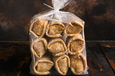 Блинчики с мясом замороженные 