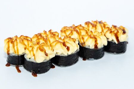 Запеченный с креветкой