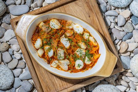 Рыбная солянка из квашеной капусты