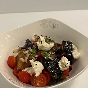 Салат Хрустящие баклажаны