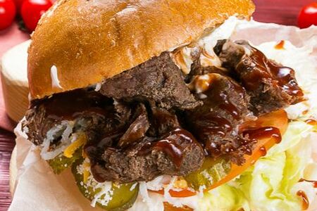 Рваный бургер