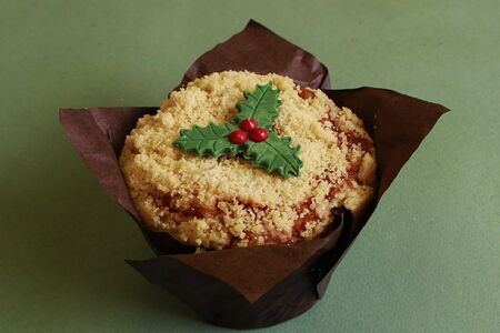 Маффин яблочный с карамелью