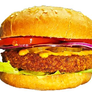 Сырбургер с куриной котлетой