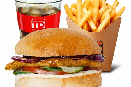 Биг-чикен комбо с бургером Чикен-терияки