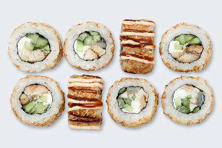 Ролл Аляска с угрем