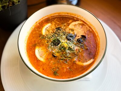 Мясная солянка
