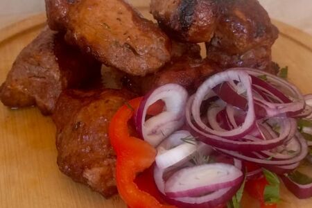 Шашлык из cвинoй шеи