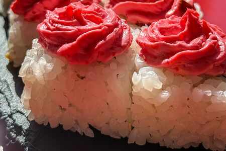 Ролл Лава с креветкой