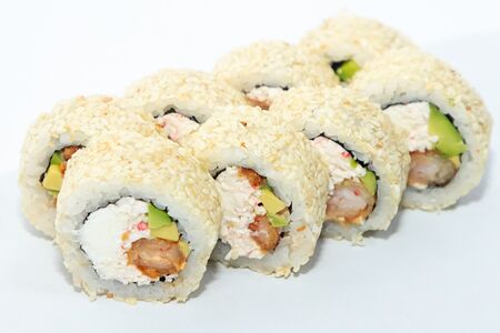 Креветка в кунжуте