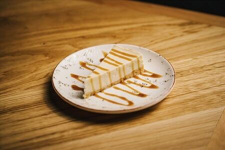 Чизкейк с карамелью