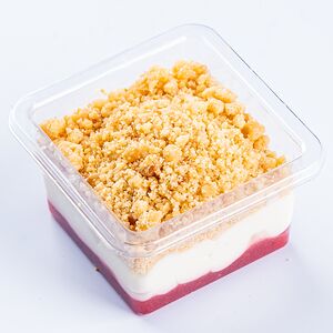 Не-чизкейк с клубникой