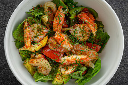 Салат с морепродуктами