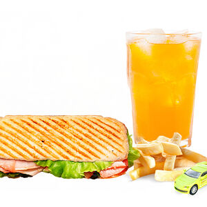 Панини + фри + напиток на выбор + маленькая игрушка