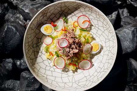 Окрошка с уткой 