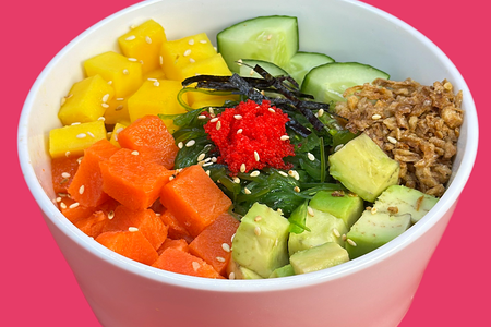 Поке с лососем