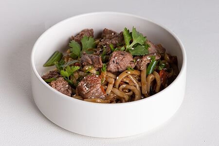 Лапша с говядиной