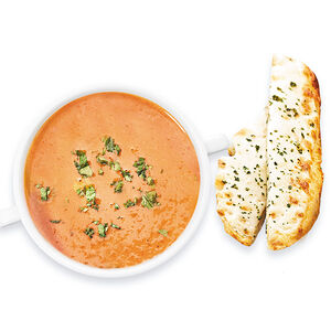 Крем-суп Томатный с чесночной гренкой