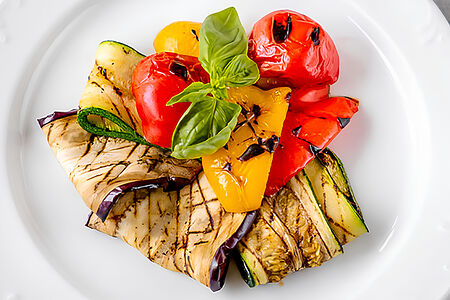 Овощи, запеченные в печи