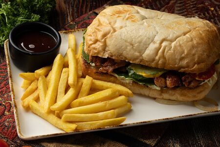 Сэндвич с курицей 