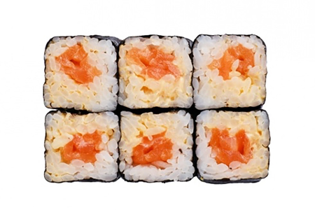 Классический ролл спайси лосось