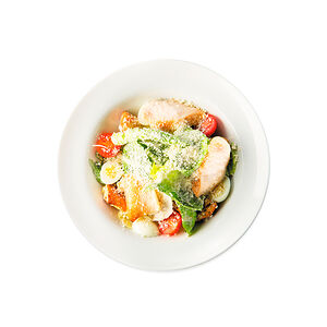 Салат Цезарь с курицей