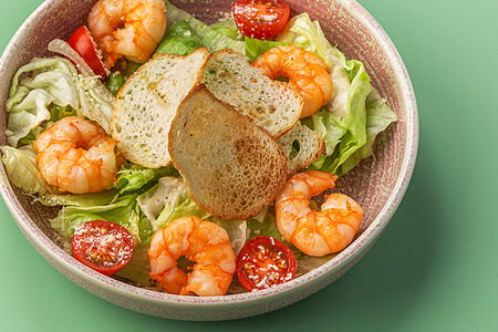 Цезарь с креветками