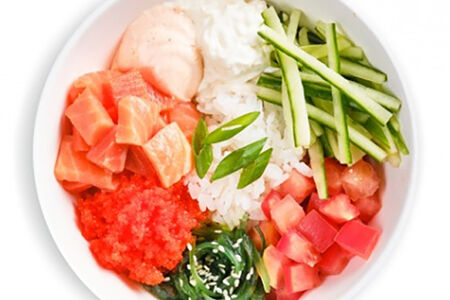 Поке с лососем